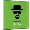 Heisenberg Poster-NaxArt-Mounted Art Print