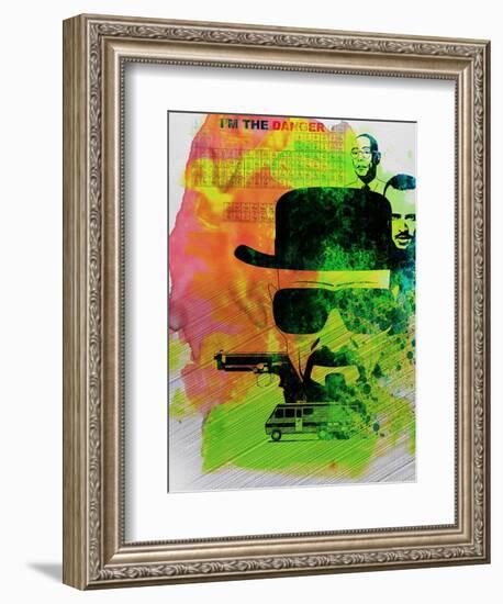 Heisenberg Watercolor-Anna Malkin-Framed Art Print