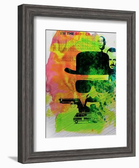 Heisenberg Watercolor-Anna Malkin-Framed Art Print