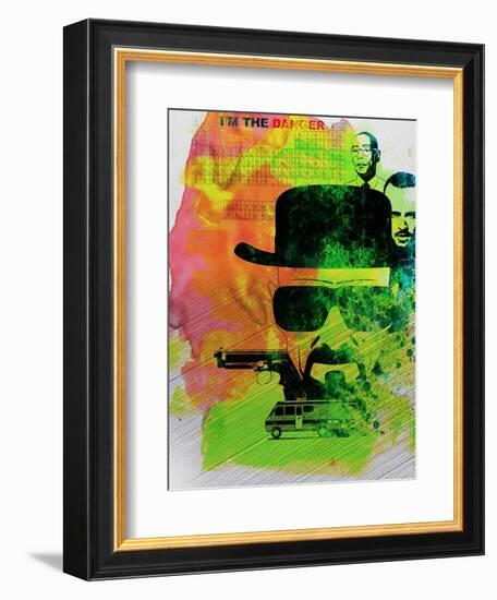 Heisenberg Watercolor-Anna Malkin-Framed Art Print