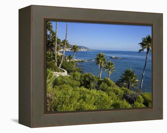 Heisler Park in Laguna Beach, Orange County, California, United States of America, North America-Richard Cummins-Framed Premier Image Canvas