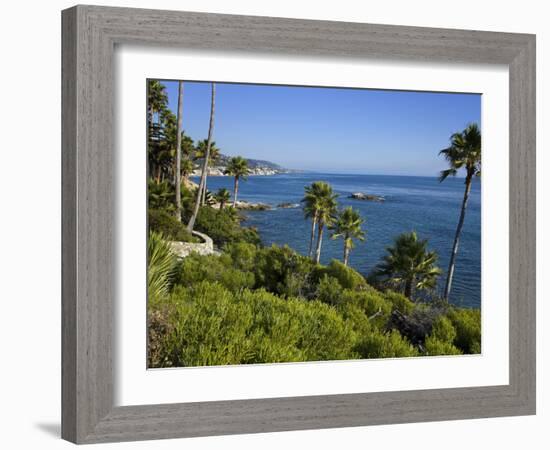 Heisler Park in Laguna Beach, Orange County, California, United States of America, North America-Richard Cummins-Framed Photographic Print