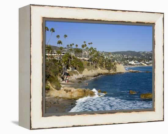 Heisler Park in Laguna Beach, Orange County, California, United States of America, North America-Richard Cummins-Framed Premier Image Canvas