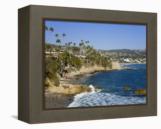 Heisler Park in Laguna Beach, Orange County, California, United States of America, North America-Richard Cummins-Framed Premier Image Canvas