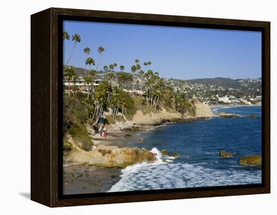 Heisler Park in Laguna Beach, Orange County, California, United States of America, North America-Richard Cummins-Framed Premier Image Canvas