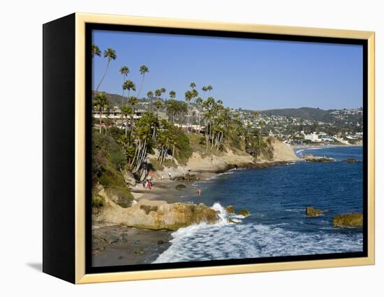 Heisler Park in Laguna Beach, Orange County, California, United States of America, North America-Richard Cummins-Framed Premier Image Canvas