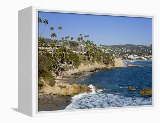 Heisler Park in Laguna Beach, Orange County, California, United States of America, North America-Richard Cummins-Framed Premier Image Canvas
