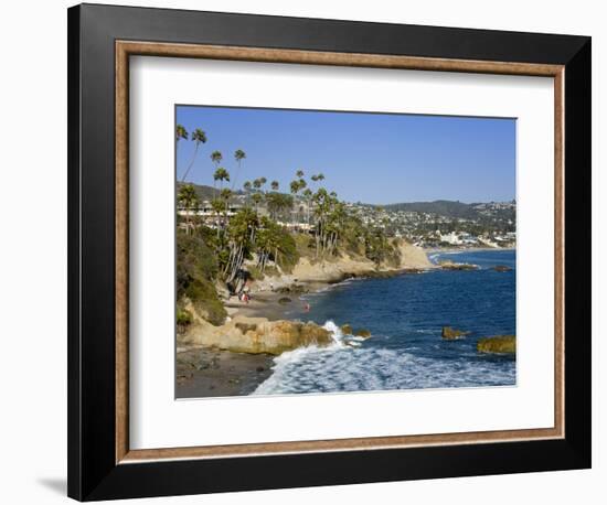 Heisler Park in Laguna Beach, Orange County, California, United States of America, North America-Richard Cummins-Framed Photographic Print