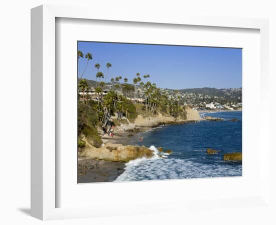 Heisler Park in Laguna Beach, Orange County, California, United States of America, North America-Richard Cummins-Framed Photographic Print