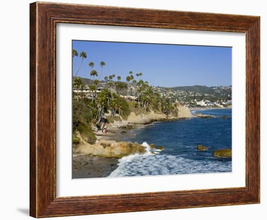 Heisler Park in Laguna Beach, Orange County, California, United States of America, North America-Richard Cummins-Framed Photographic Print