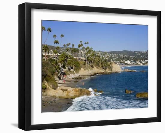 Heisler Park in Laguna Beach, Orange County, California, United States of America, North America-Richard Cummins-Framed Photographic Print