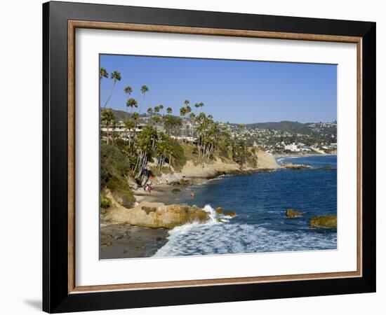 Heisler Park in Laguna Beach, Orange County, California, United States of America, North America-Richard Cummins-Framed Photographic Print