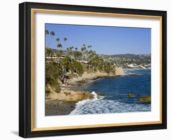 Heisler Park in Laguna Beach, Orange County, California, United States of America, North America-Richard Cummins-Framed Photographic Print