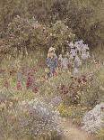 Near Hambledon (Watercolour Heightened with Bodycolour and Scratching Out)-Helen Allingham-Giclee Print