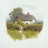 On the Brook Road, Near Witley-Helen Allingham-Giclee Print