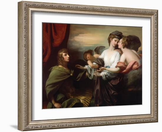 Helen Brought to Paris, 1776-Benjamin West-Framed Giclee Print