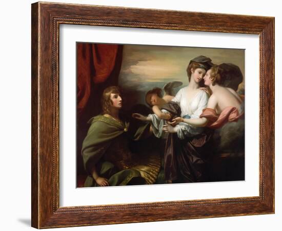 Helen Brought to Paris, 1776-Benjamin West-Framed Giclee Print