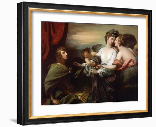 Helen Brought to Paris, 1776-Benjamin West-Framed Giclee Print