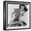 Helen Bunney in a Dress by Blanes, 1957-John French-Framed Giclee Print