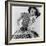 Helen Bunney in a Dress by Blanes, 1957-John French-Framed Giclee Print