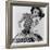 Helen Bunney in a Dress by Blanes, 1957-John French-Framed Giclee Print