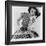 Helen Bunney in a Dress by Blanes, 1957-John French-Framed Giclee Print