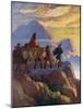 Helen Descends the Glen of Stones-Newell Convers Wyeth-Mounted Giclee Print