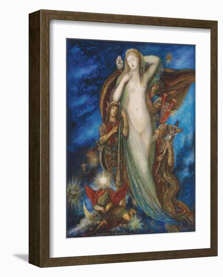 Helen Glorified. 1896-Gustave Moreau-Framed Giclee Print