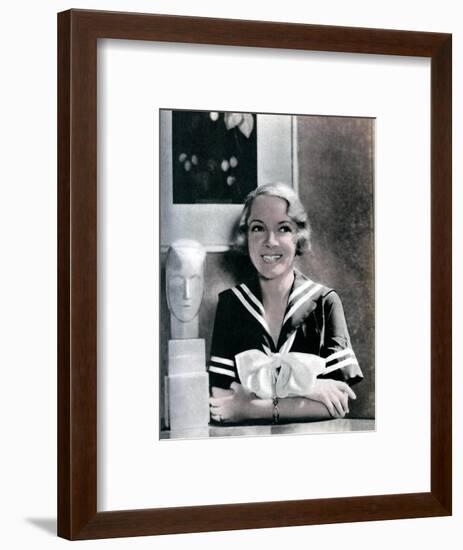 Helen Hayes, American Actress, 1934-1935-null-Framed Giclee Print