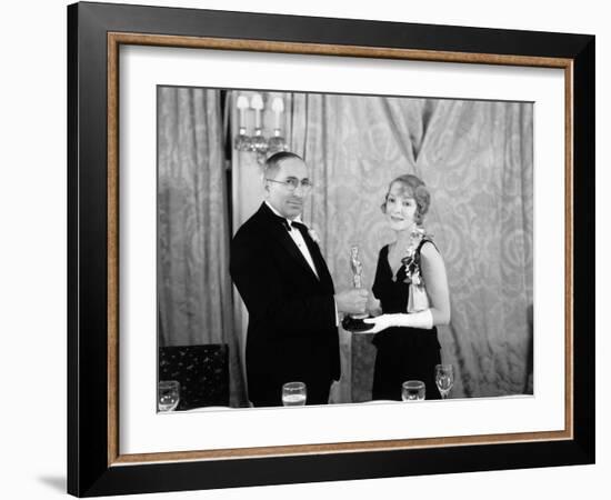 Helen Hayes, Louis B. Mayer-null-Framed Photographic Print