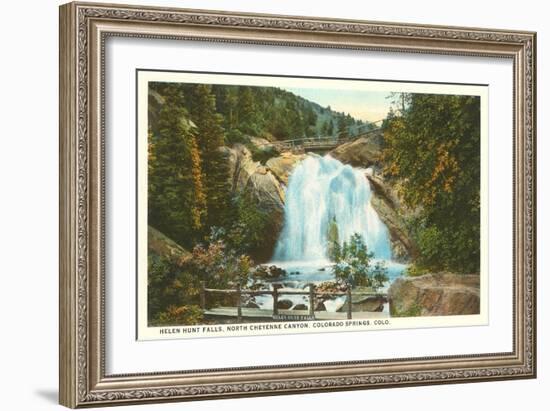 Helen Hunt Falls, Colorado Springs, Colorado-null-Framed Art Print