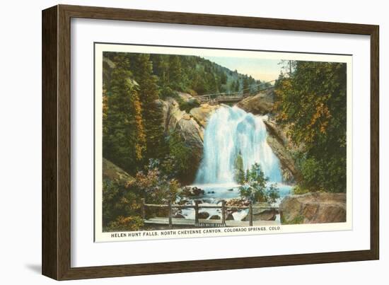 Helen Hunt Falls, Colorado Springs, Colorado-null-Framed Art Print