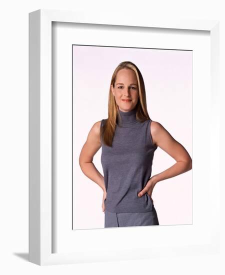 HELEN HUNT. "MAD ABOUT YOU" [1992].-null-Framed Premium Photographic Print