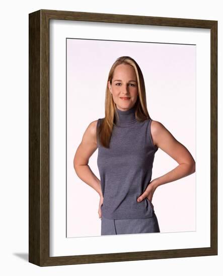 HELEN HUNT. "MAD ABOUT YOU" [1992].-null-Framed Photographic Print
