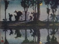 Moonlight on the Viga Canal-Helen Hyde-Framed Art Print