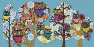 Summer Owl Tree-Helen Musselwhite-Framed Art Print