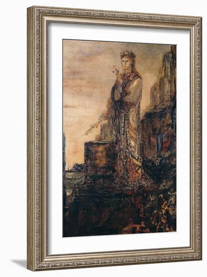 Helen on the Ramparts of Troy-Gustave Moreau-Framed Giclee Print