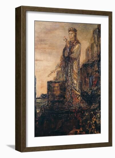 Helen on the Ramparts of Troy-Gustave Moreau-Framed Giclee Print