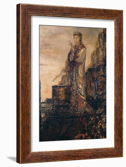 Helen on the Ramparts of Troy-Gustave Moreau-Framed Giclee Print