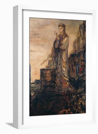 Helen on the Ramparts of Troy-Gustave Moreau-Framed Giclee Print