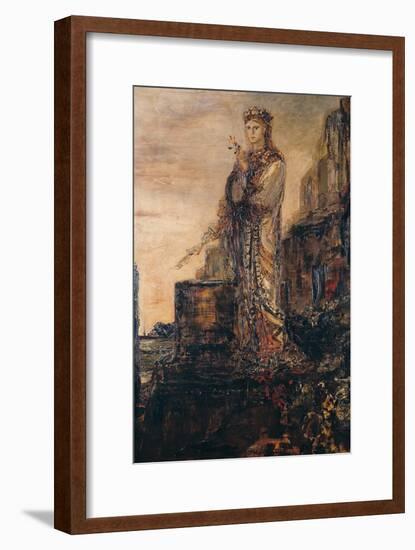 Helen on the Ramparts of Troy-Gustave Moreau-Framed Giclee Print