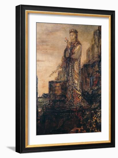 Helen on the Ramparts of Troy-Gustave Moreau-Framed Giclee Print