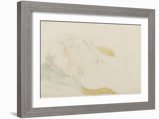 Helen (Pencil & W/C on Paper)-John Northcote Nash-Framed Giclee Print