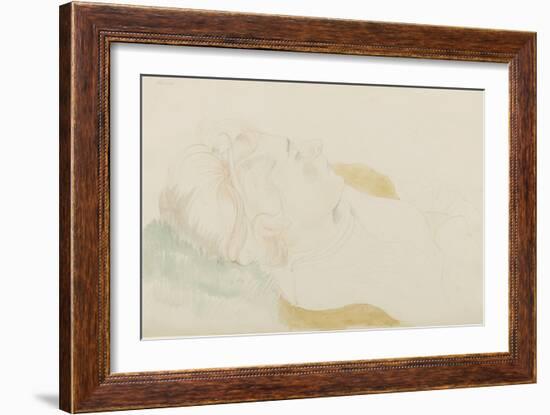 Helen (Pencil & W/C on Paper)-John Northcote Nash-Framed Giclee Print