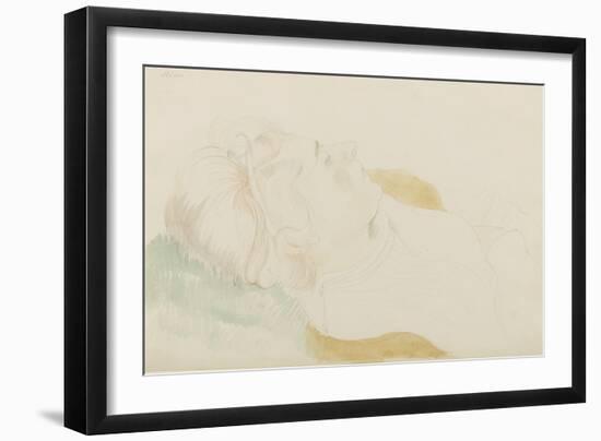 Helen (Pencil & W/C on Paper)-John Northcote Nash-Framed Giclee Print