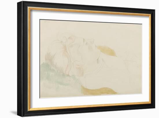 Helen (Pencil & W/C on Paper)-John Northcote Nash-Framed Giclee Print