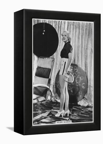 Helen Seamon, American Film Actress, C1938-null-Framed Premier Image Canvas