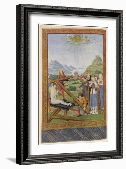 Helena Empress and Saint Discovers the Remains of the Cross on Which Jesus was Crucified-null-Framed Art Print