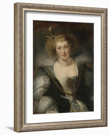 Helena Fourment, the Artists Second Wife-Peter Paul Rubens-Framed Art Print