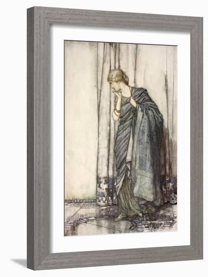 Helena, Illustration from 'Midsummer Nights Dream' by William Shakespeare, 1908 (Colour Litho)-Arthur Rackham-Framed Giclee Print